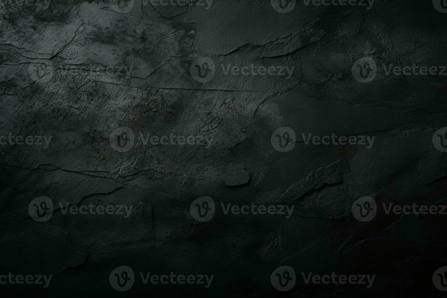 AI generated Grunge dark black textured concrete wall background AI Generated photo