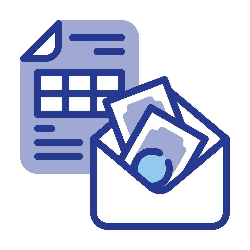 Payroll flat icon vector