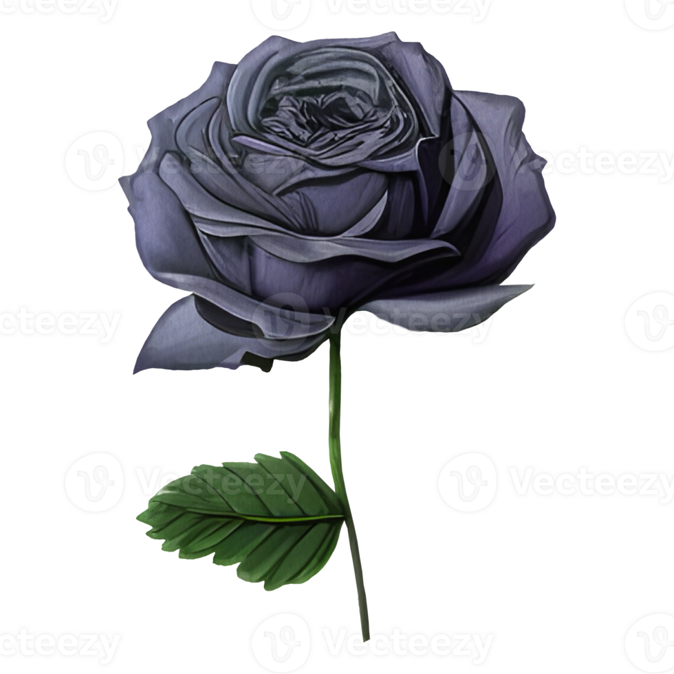 AI generated vintage flora clipart,generative ai. png