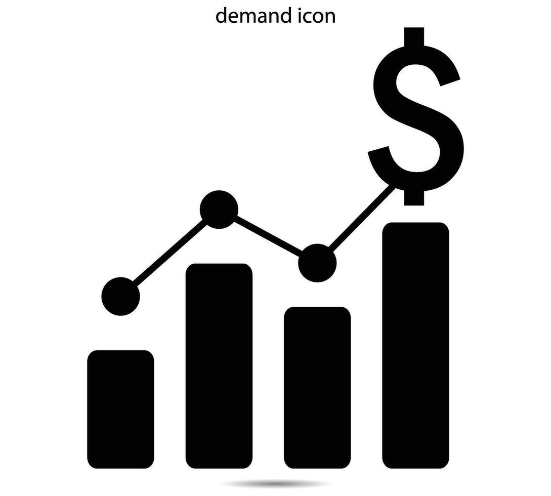 demand icon, Vector illustration