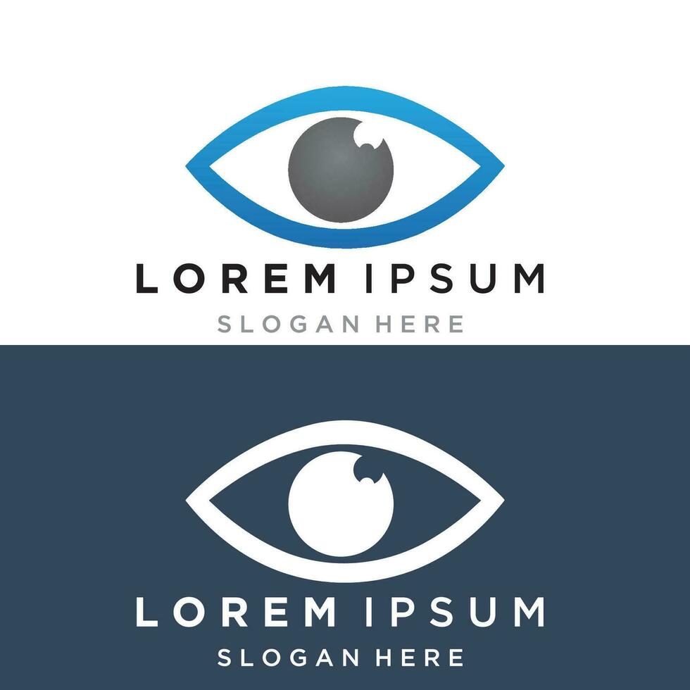 Branding Identity Corporate Eye Care vector logo design