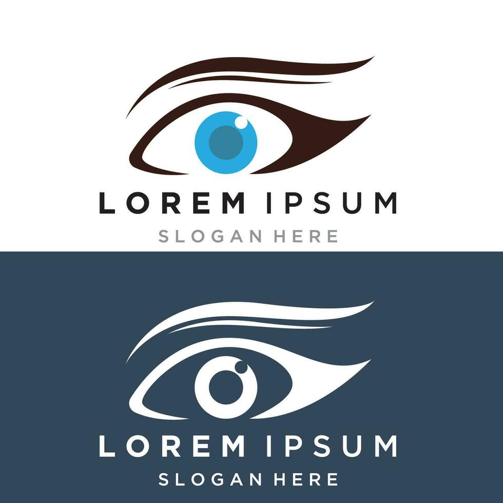 Branding Identity Corporate Eye Care vector logo design