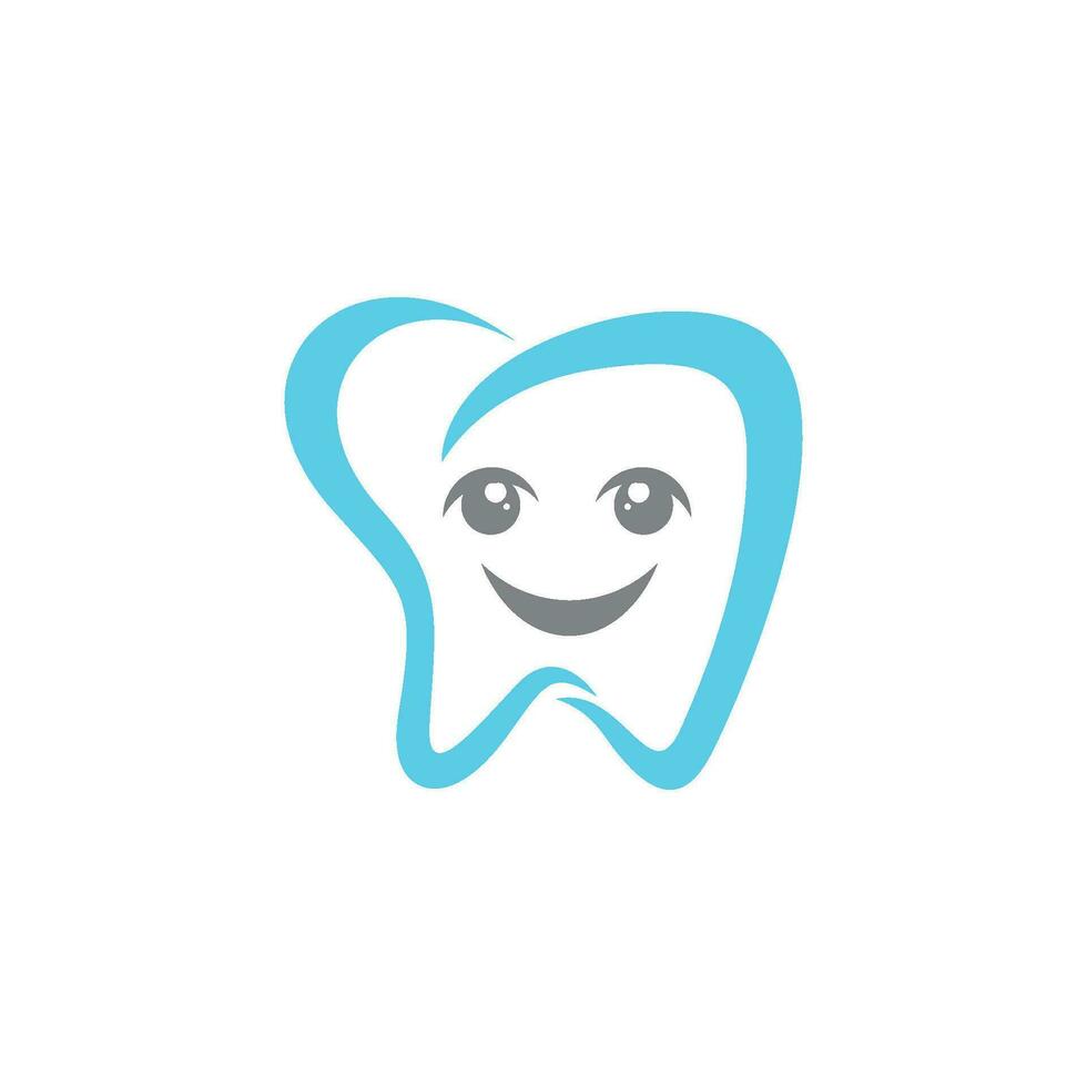 Ilustración de vector de plantilla de logotipo dental