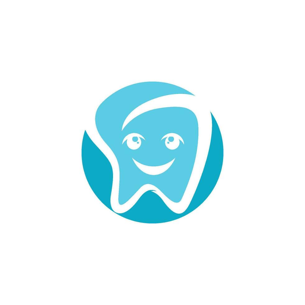 Ilustración de vector de plantilla de logotipo dental