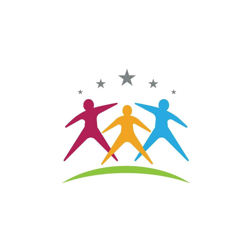 Community, network and social icon vector