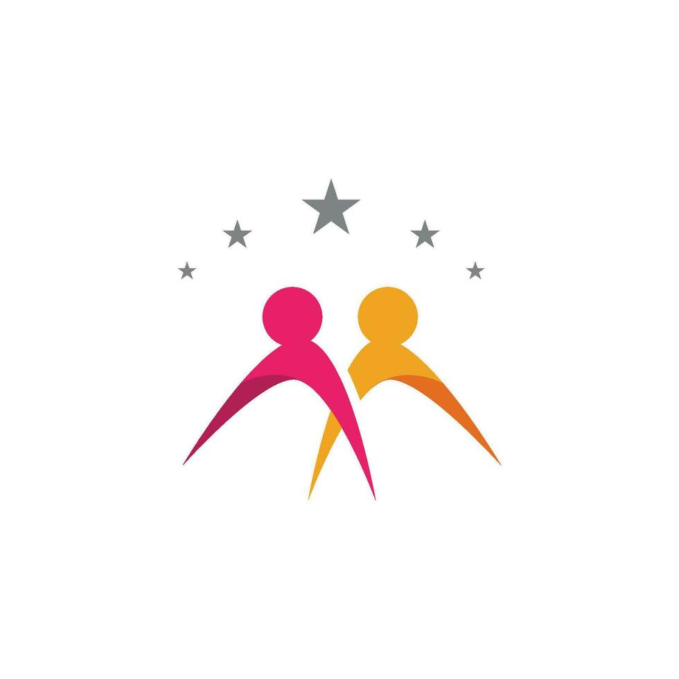 Community, network and social icon vector