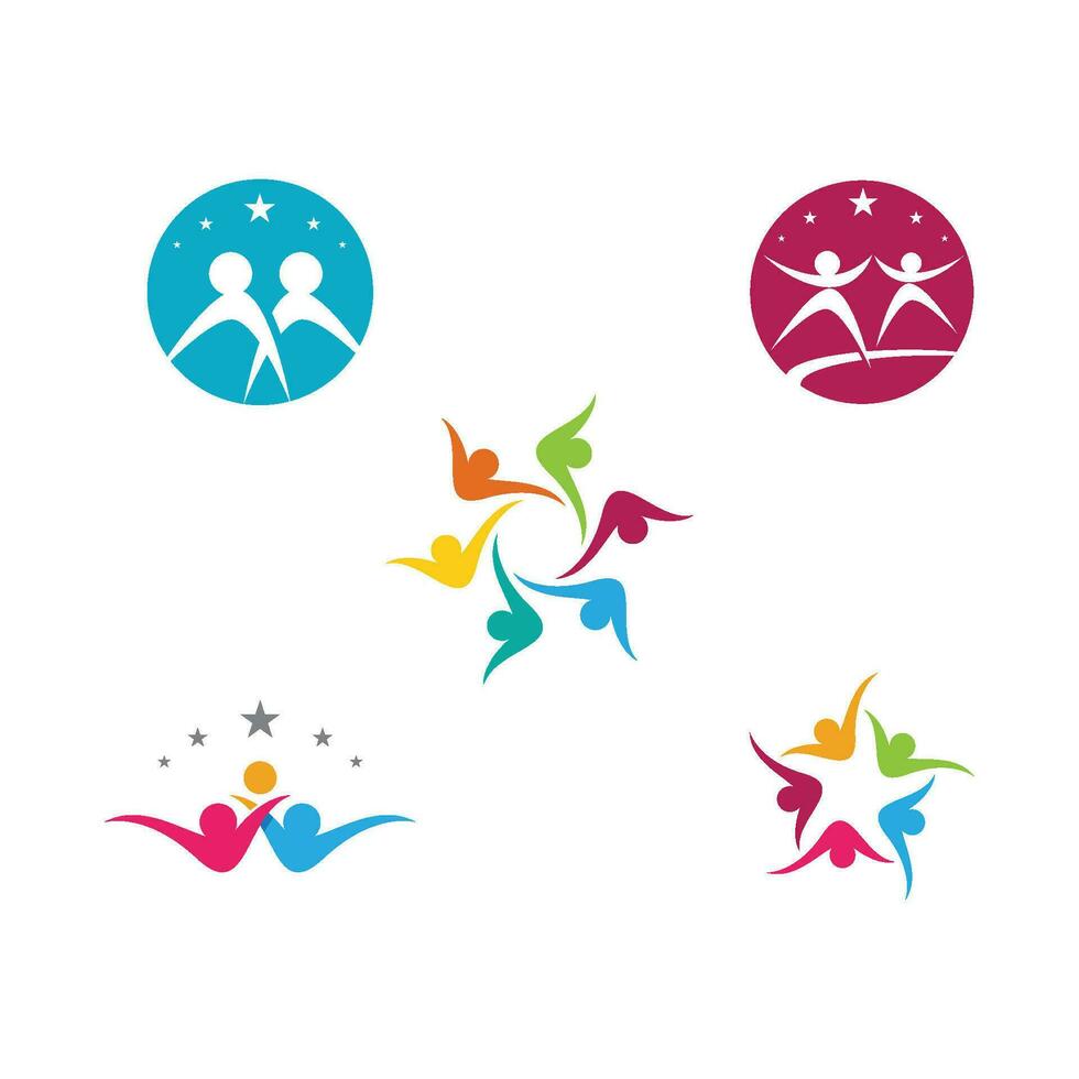 Community, network and social icon vector