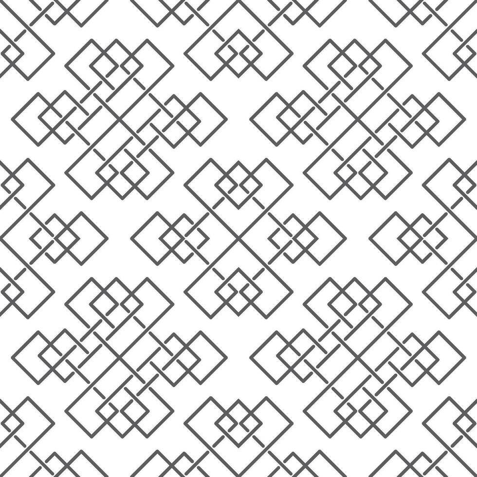 Seamless line and dot pattern with a modern  style vector