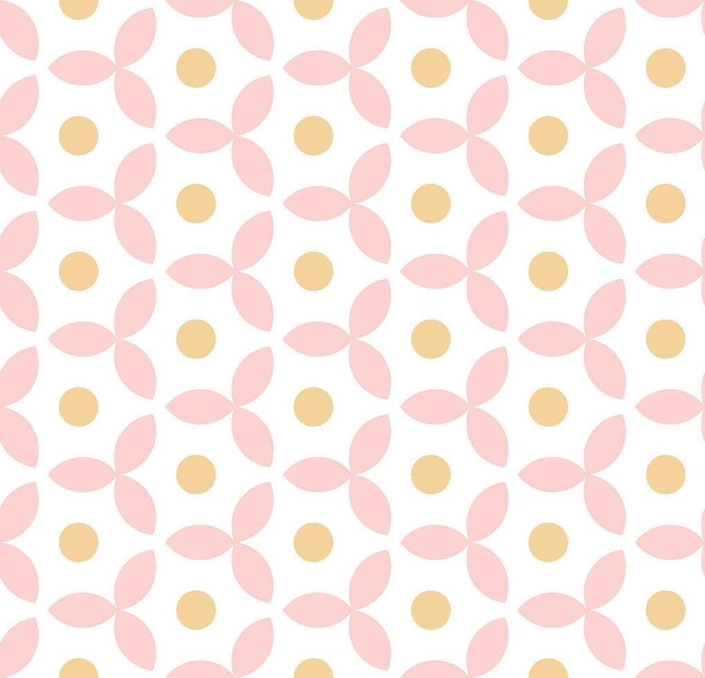 Seamless modern pattern with a simple style vector