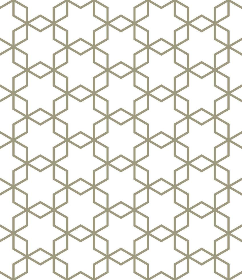 Seamless hexagon pattern with a modern  style vector