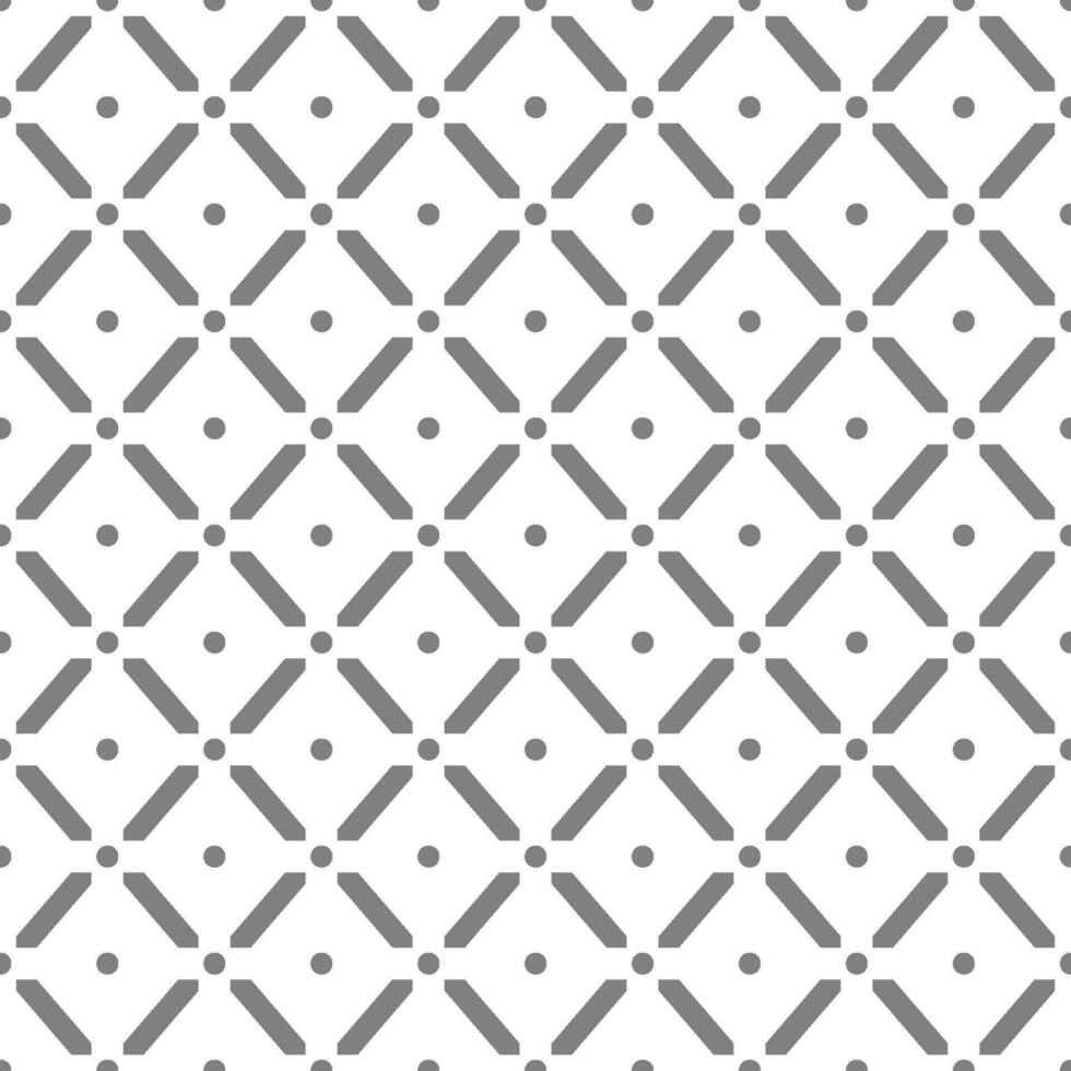 Seamless line and dot pattern with a modern  style vector