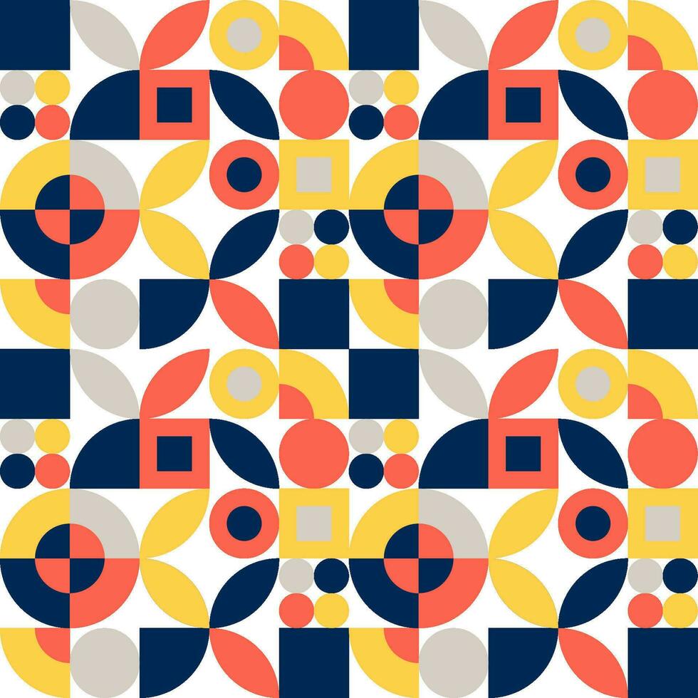 Seamless modern pattern with a simple style vector