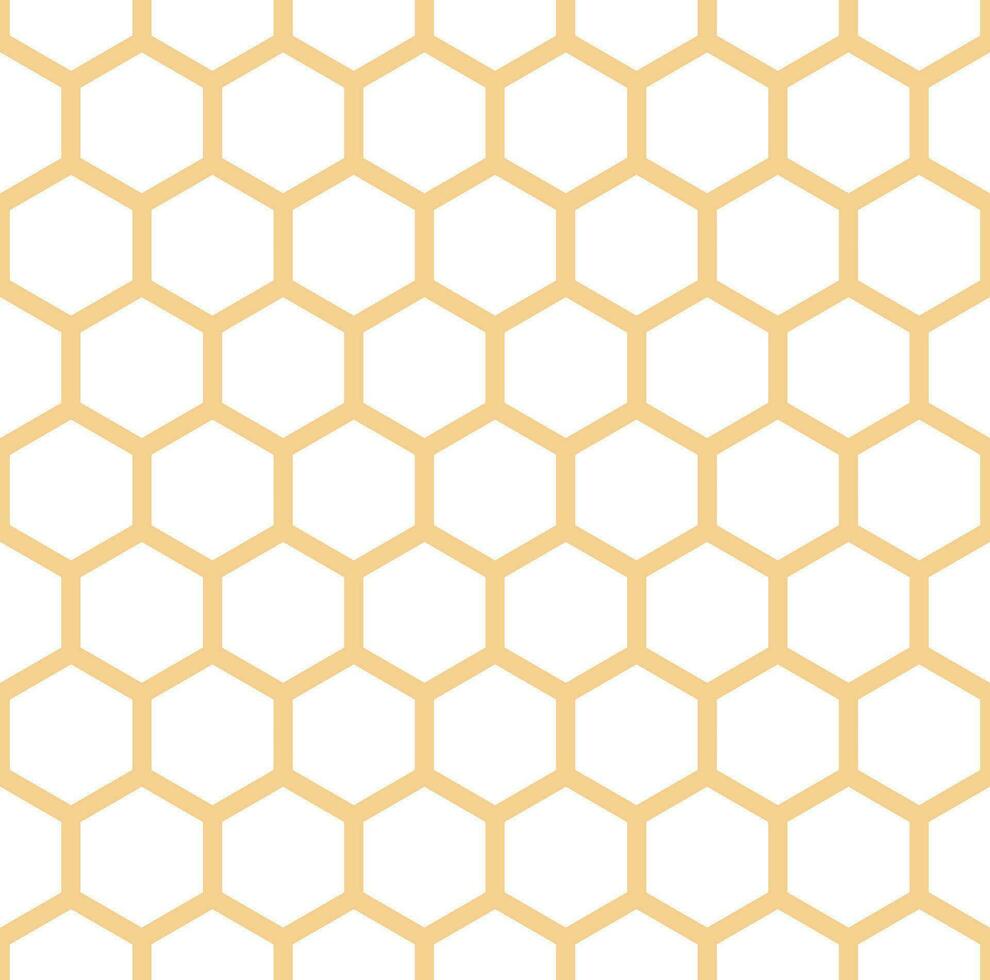 Seamless hexagon pattern with a modern  style vector