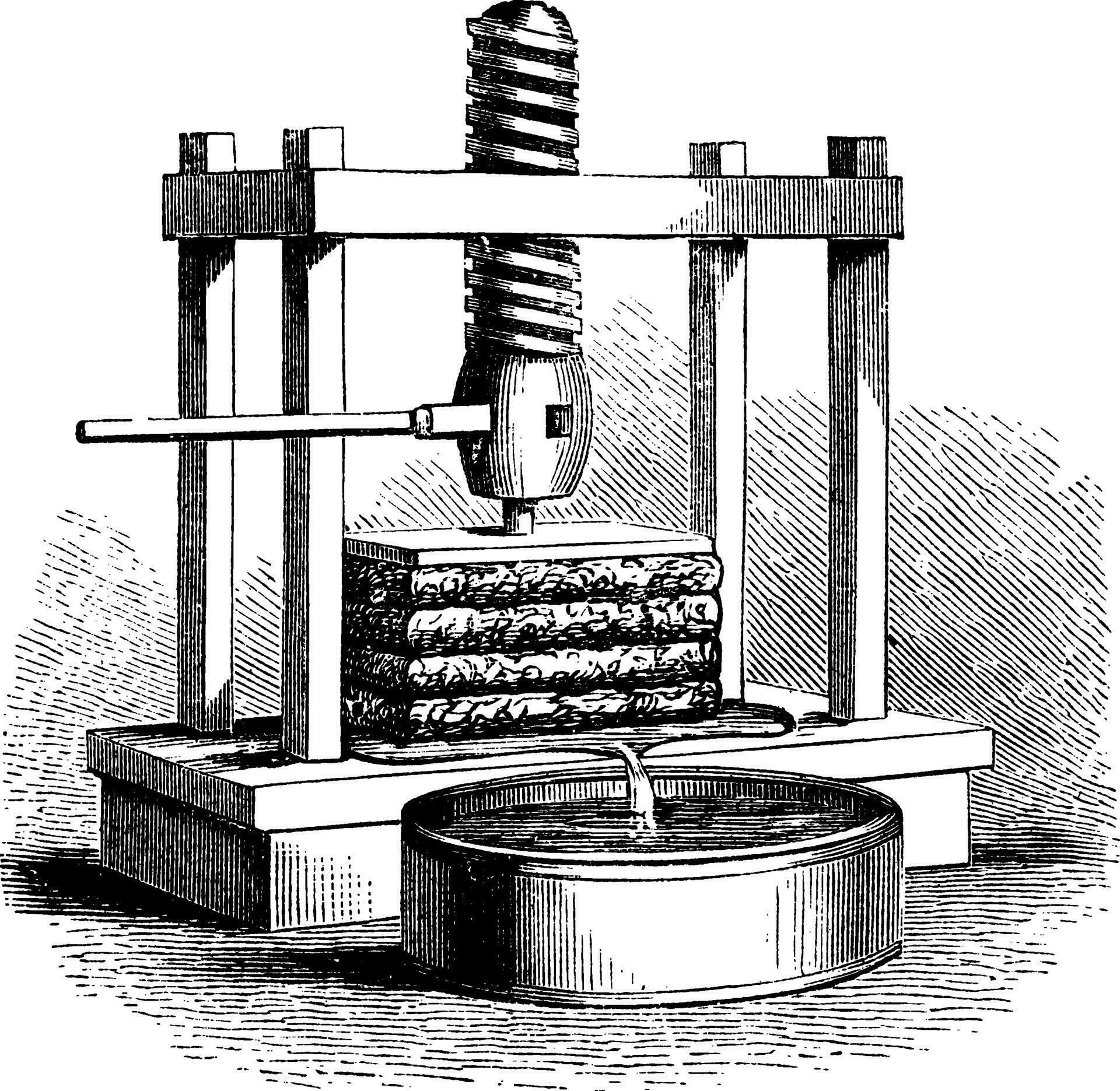 Cider Press vintage engraving 35164774 Vector Art at Vecteezy