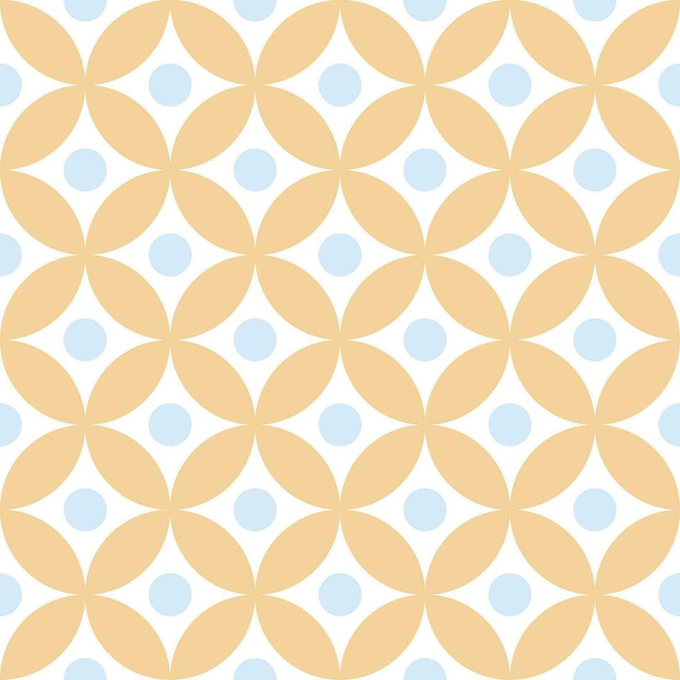 Seamless circle pattern with a modern  style vector