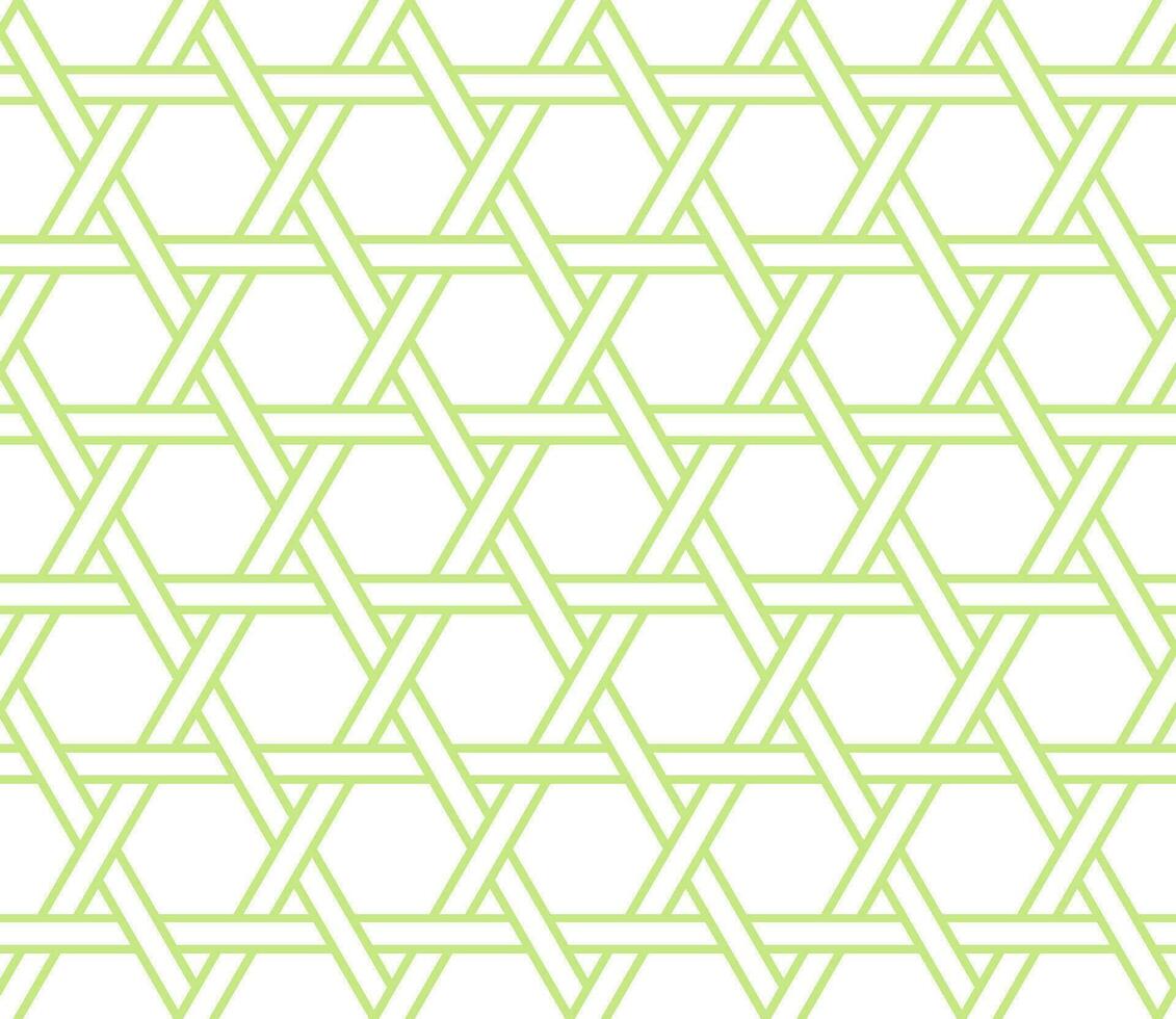 Seamless hexagon pattern with a modern  style vector