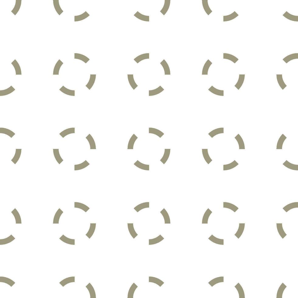 Seamless circle pattern with a modern  style vector
