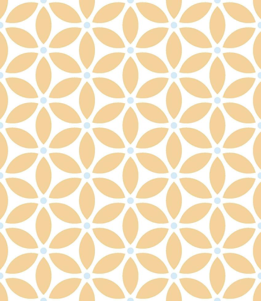 Seamless floral pattern with a modern  style vector