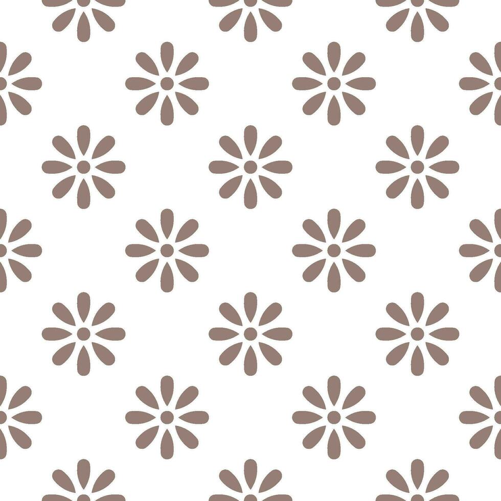 Seamless floral pattern with a modern  style vector