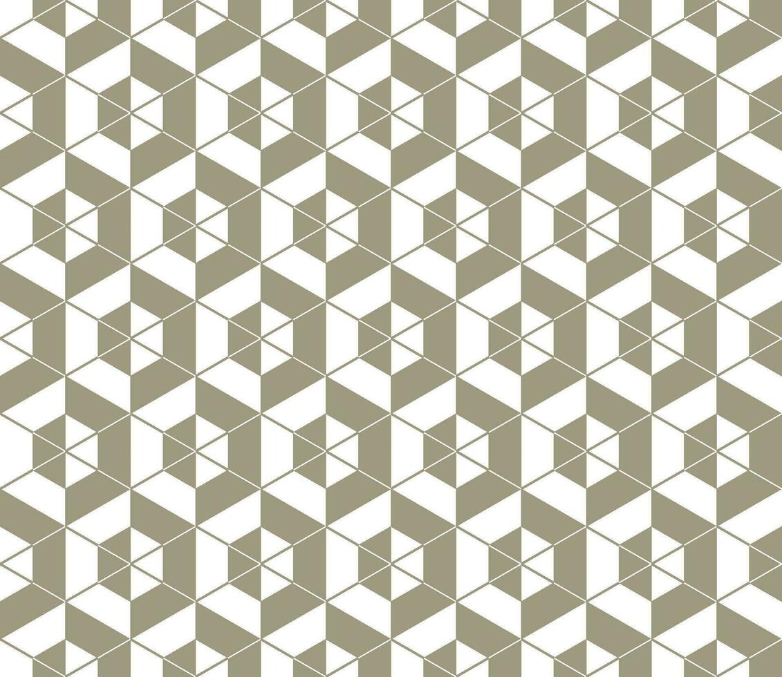 Seamless hexagon pattern with a modern  style vector