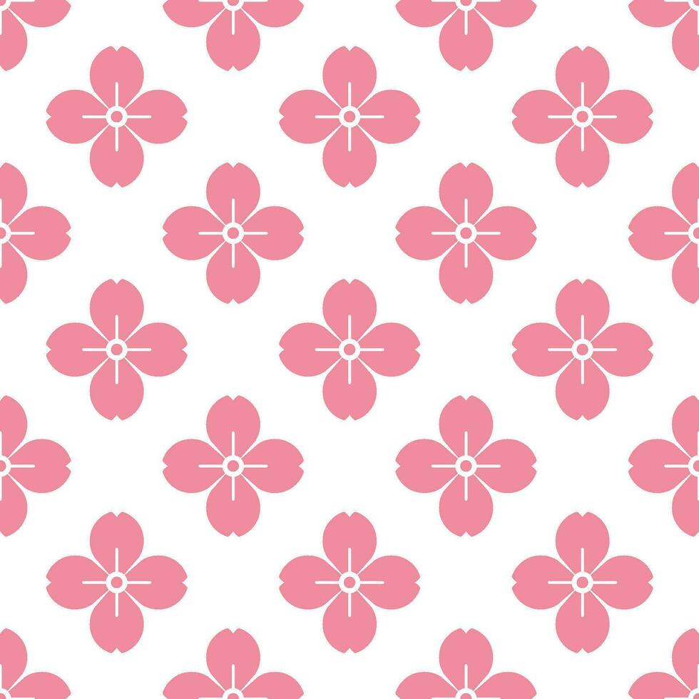 Seamless floral pattern with a modern  style vector