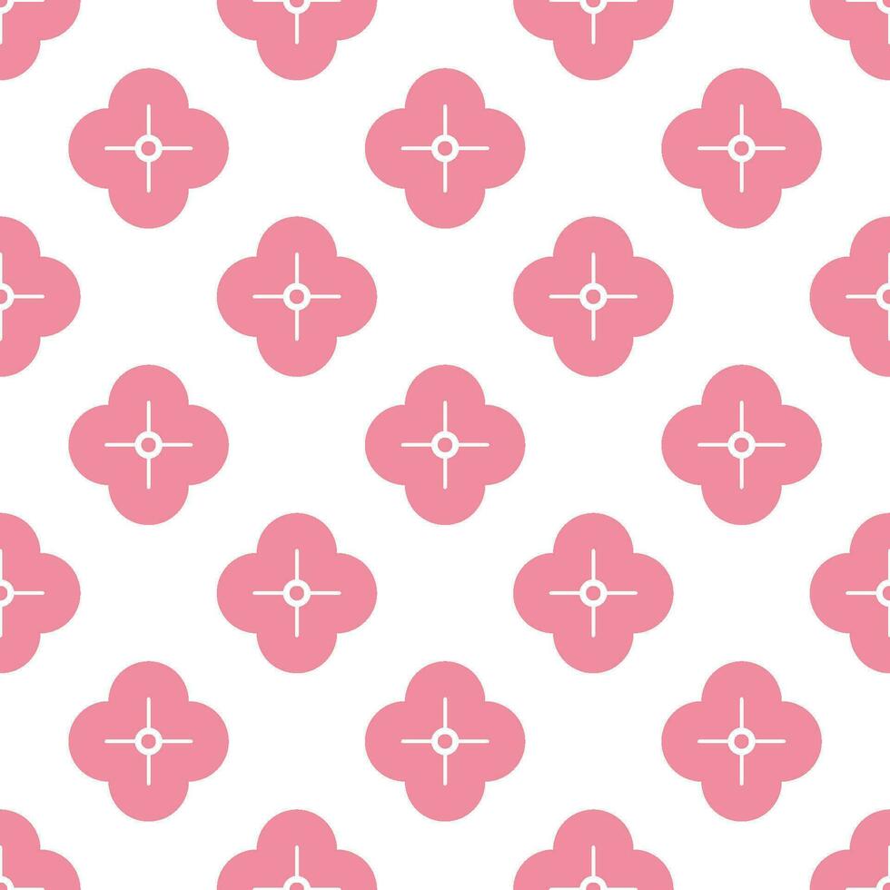 Seamless floral pattern with a modern  style vector