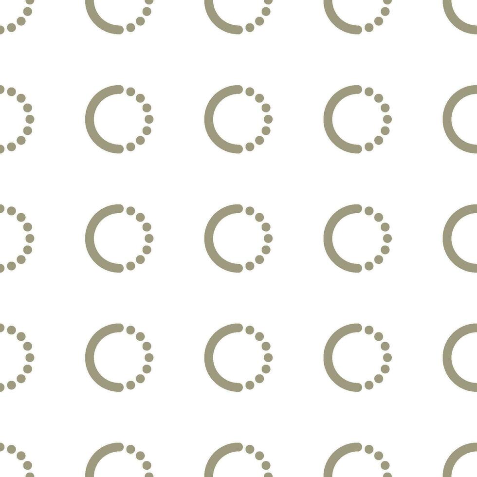 Seamless circle pattern with a modern  style vector