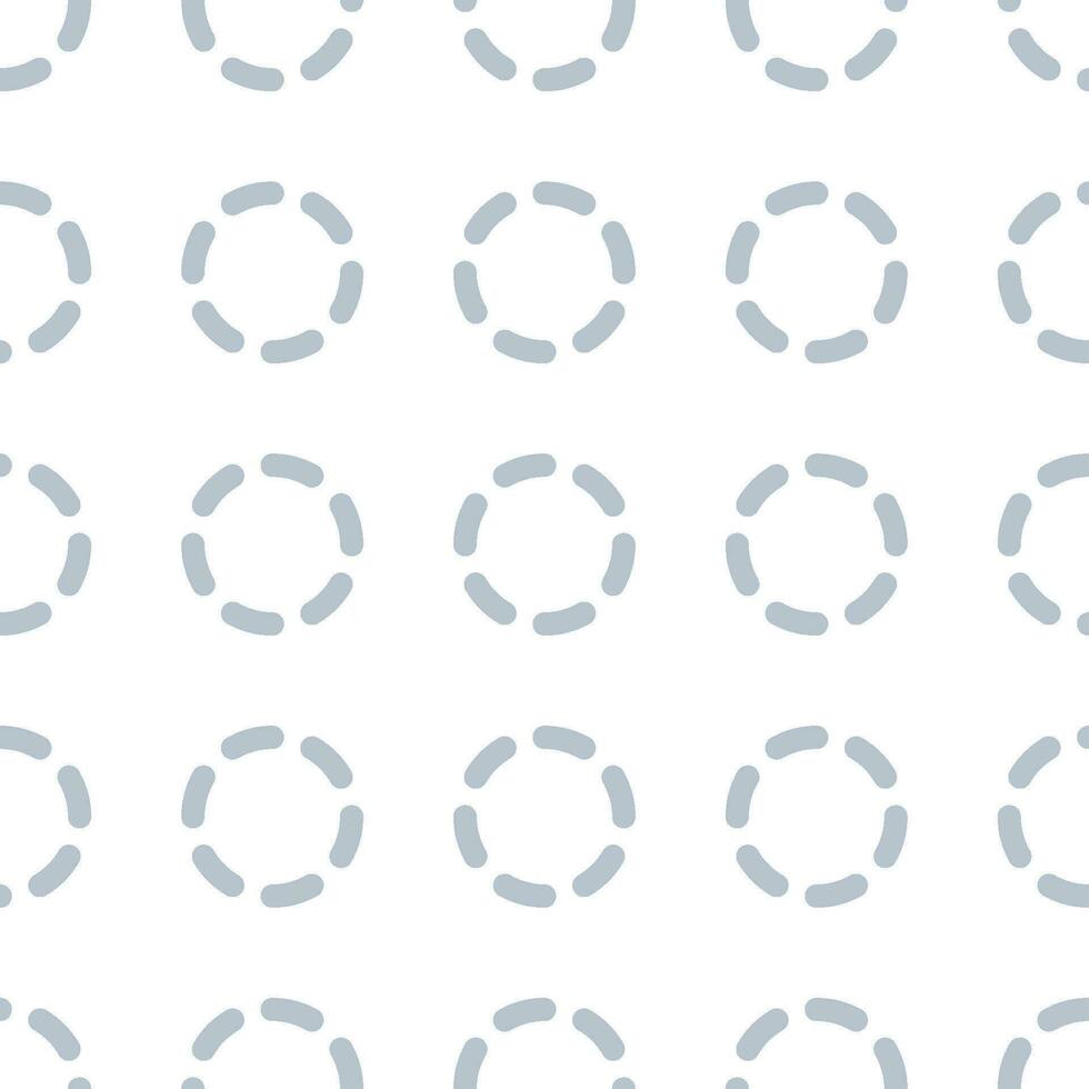 Seamless circle pattern with a modern  style vector