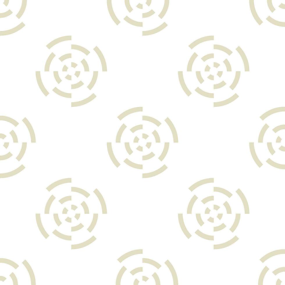 Seamless circle pattern with a modern  style vector