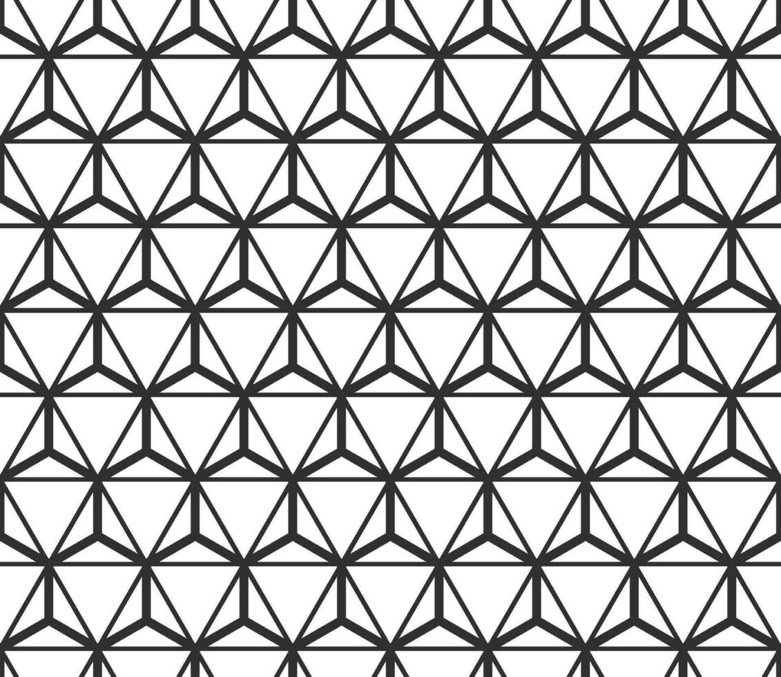 Seamless hexagon pattern with a modern  style vector