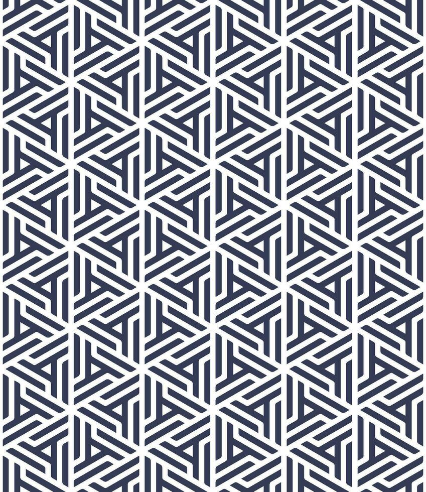 Seamless hexagon pattern with a modern  style vector