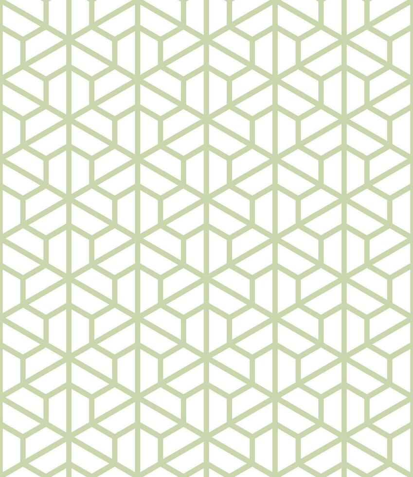 Seamless hexagon pattern with a modern  style vector