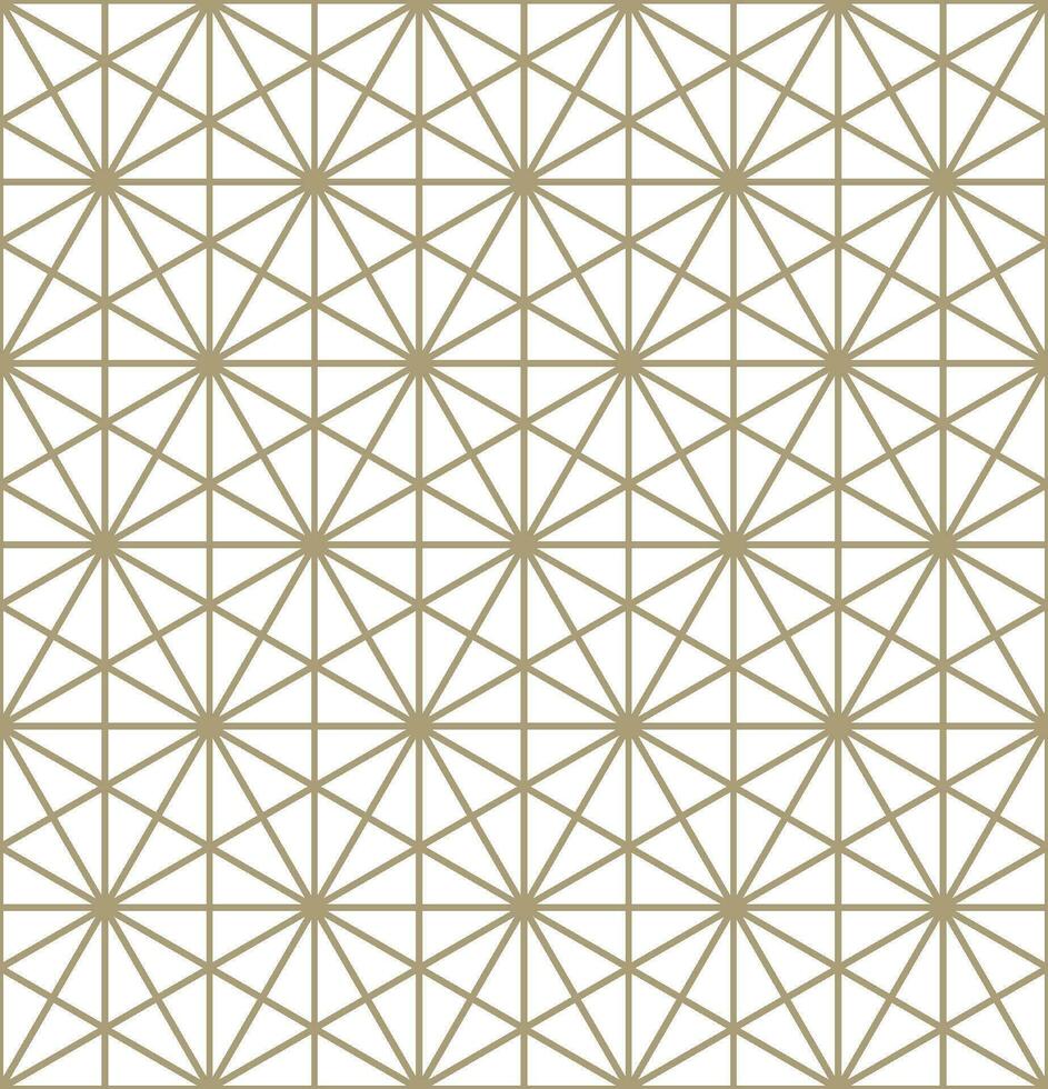 Seamless hexagon pattern with a modern  style vector