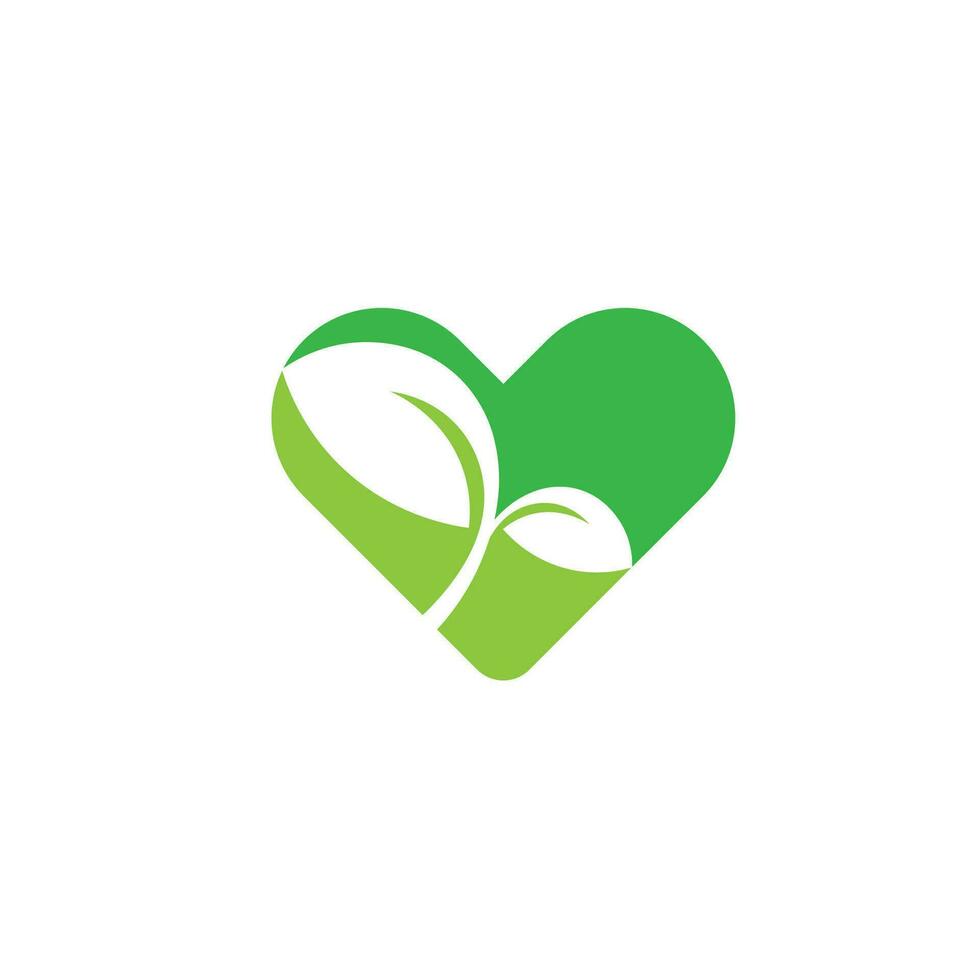 healt green nature logo business natural vector
