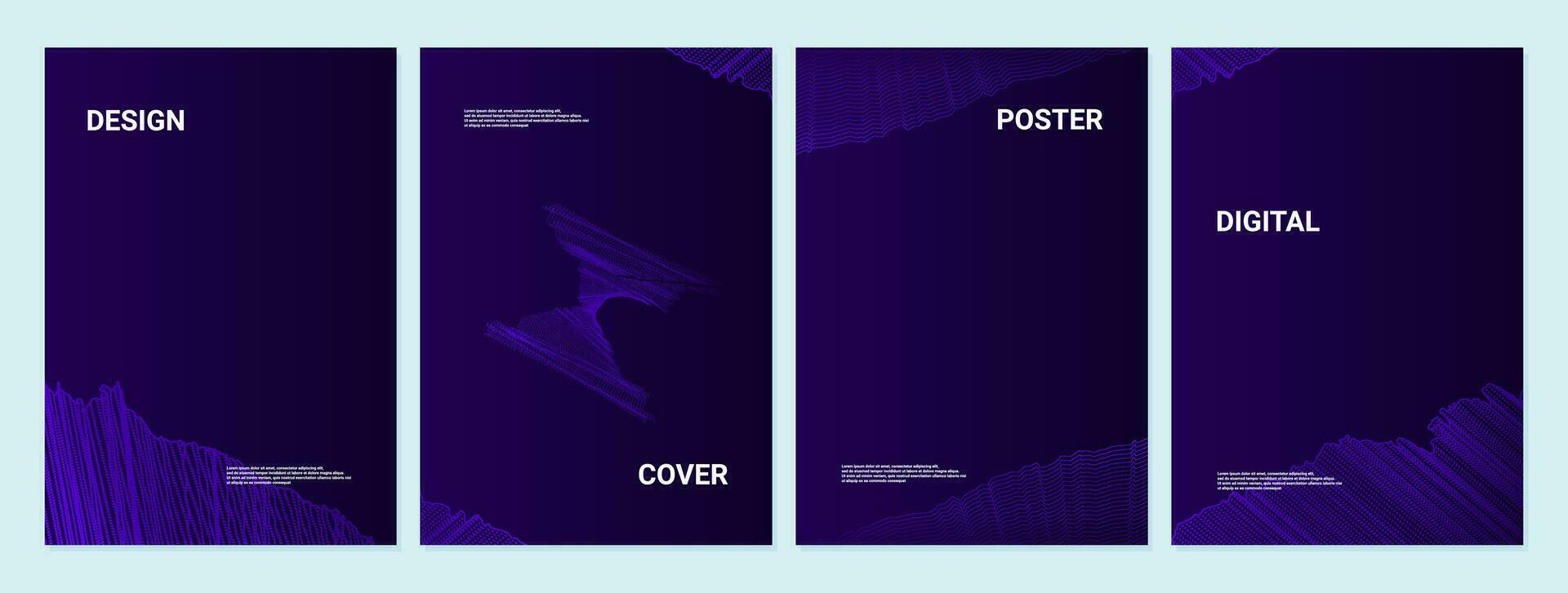 Modern abstract covers set, minimal covers design. Flyer, presentation, brochure, banner, poster design vector
