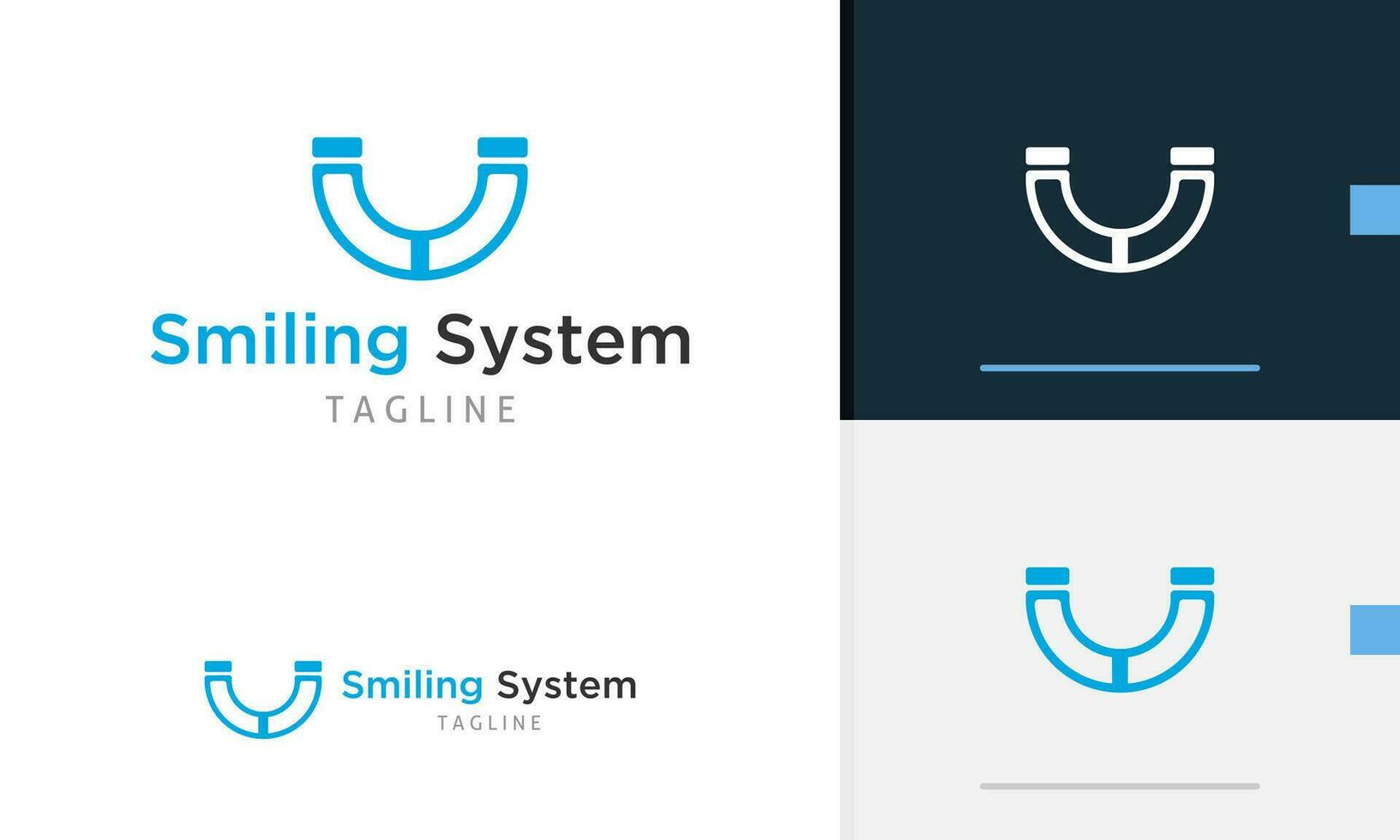 logo diseño icono resumen geométrico letra tu sonrisa moderno tecnología estilo, sencillo inicial alfabeto vector