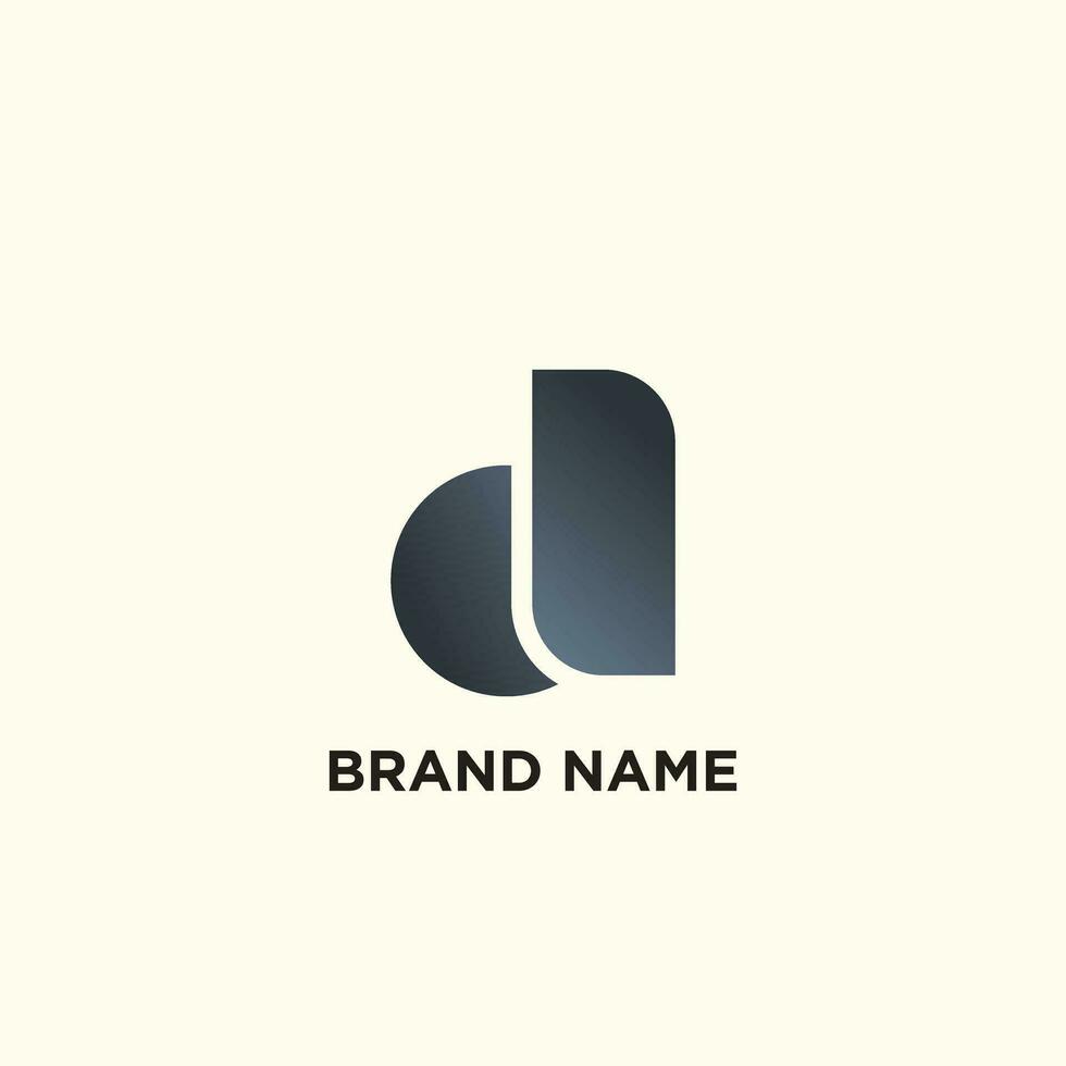 Letter A logo design element vector with modern style