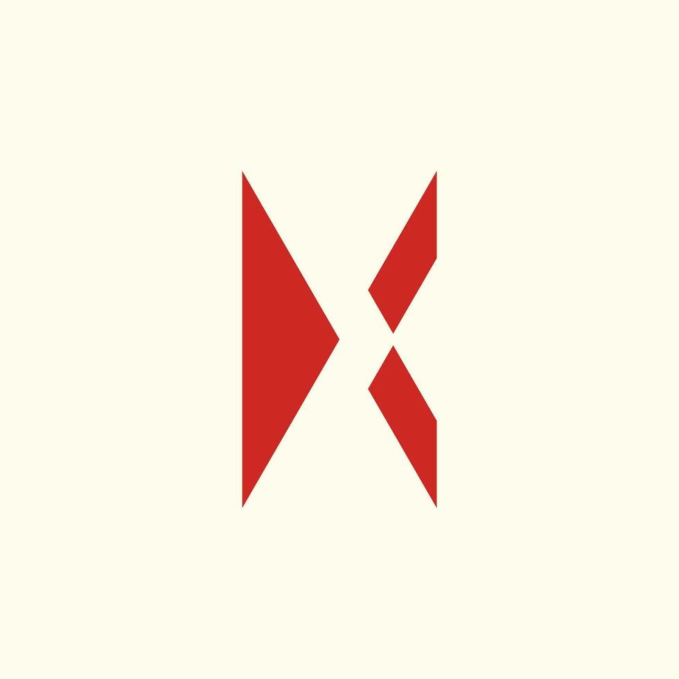 letra X logo diseño vector idea con creativo y sencillo concepto