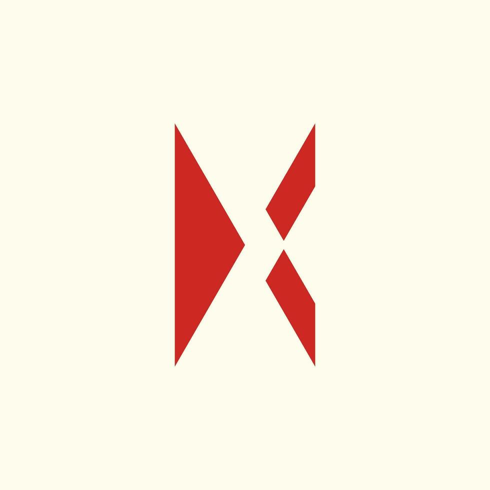 Letter x logo design vector idea with creative and simple concept