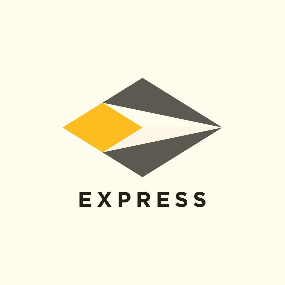 Express logo vector template design