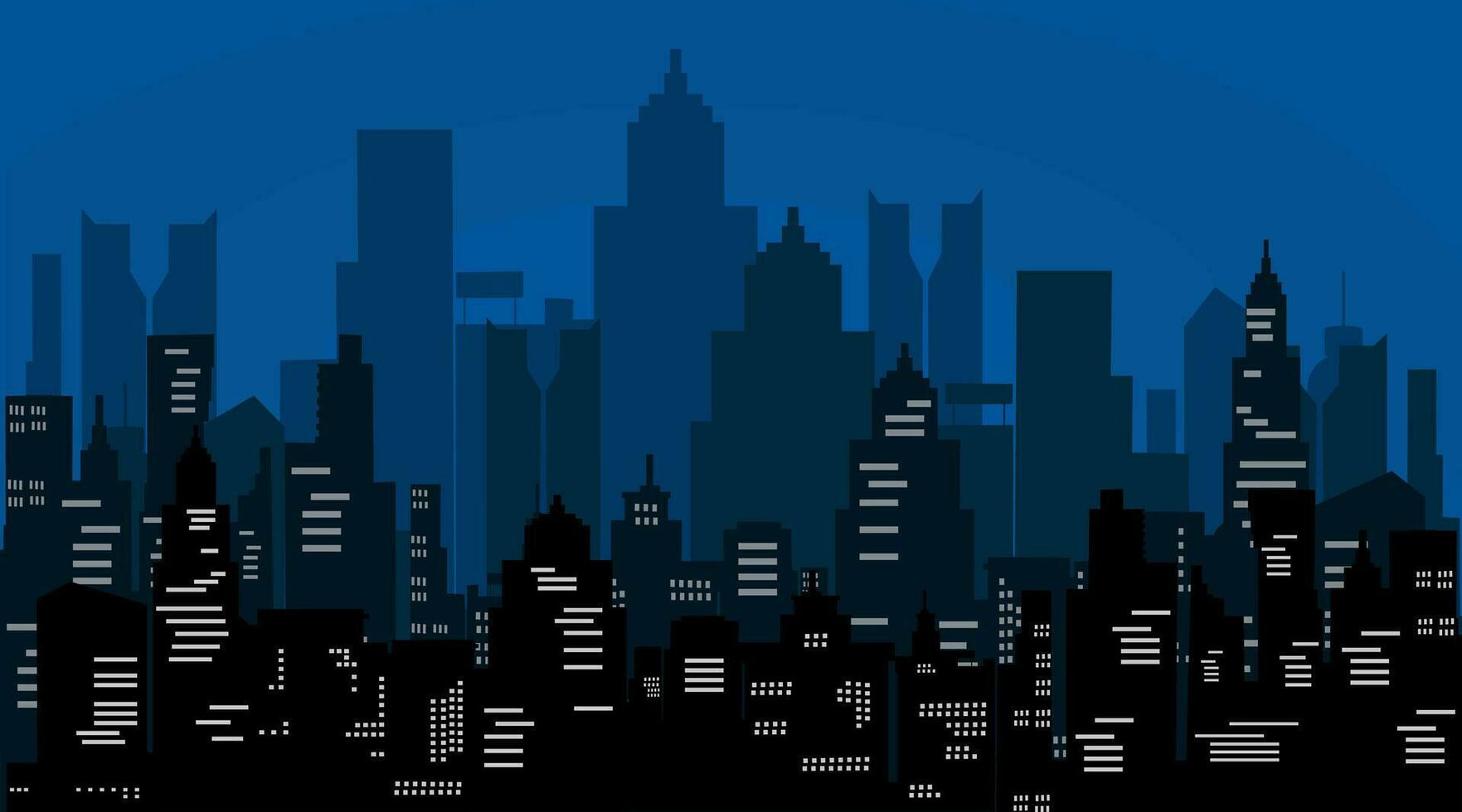 vector Night city.Dark scape. Night cityscape .abstract background