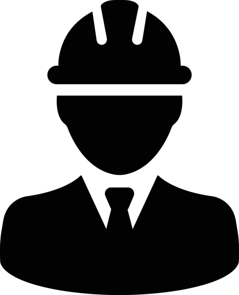 construction worker icon in flat. isolated on transparent background. related to building contractor builder man industry architect or engineer workman with helmet. vector for apps and website