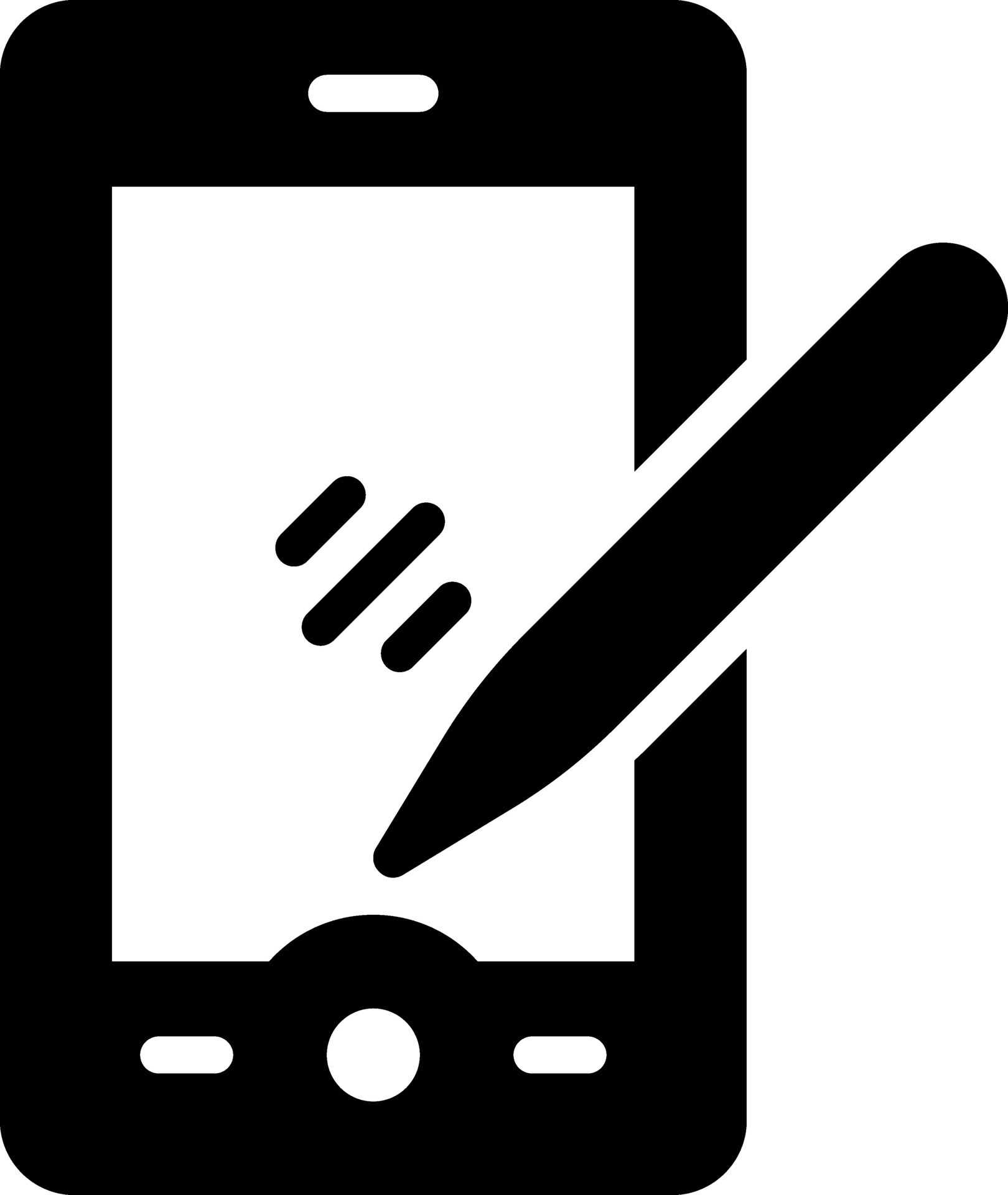 sólido icono para pda 35167274 Vector en Vecteezy