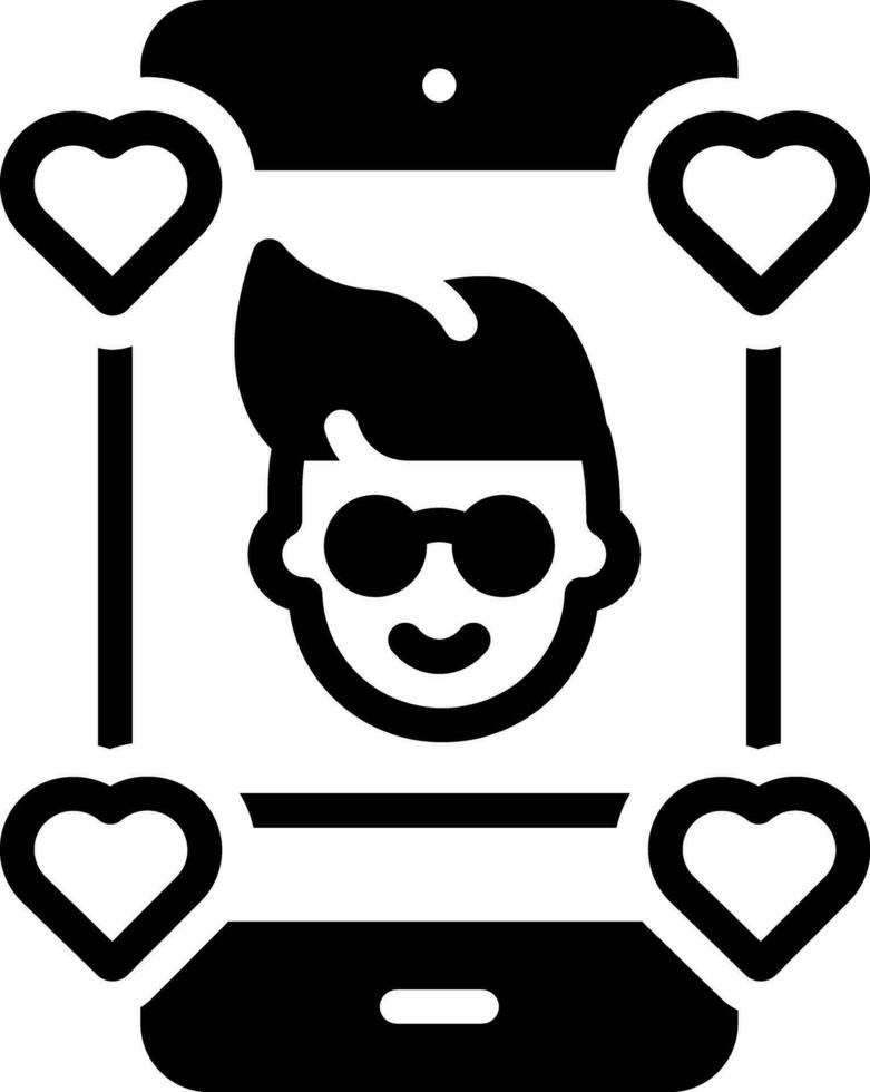 solid icon for influence vector