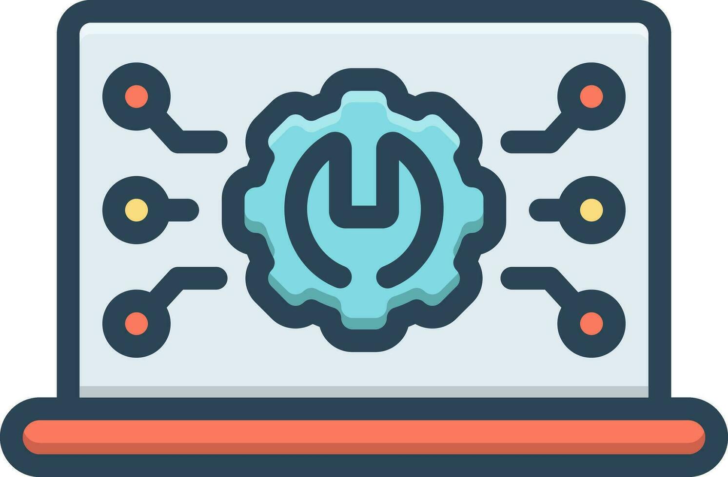 color icon for freeware vector