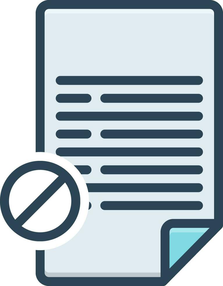 color icon for void vector