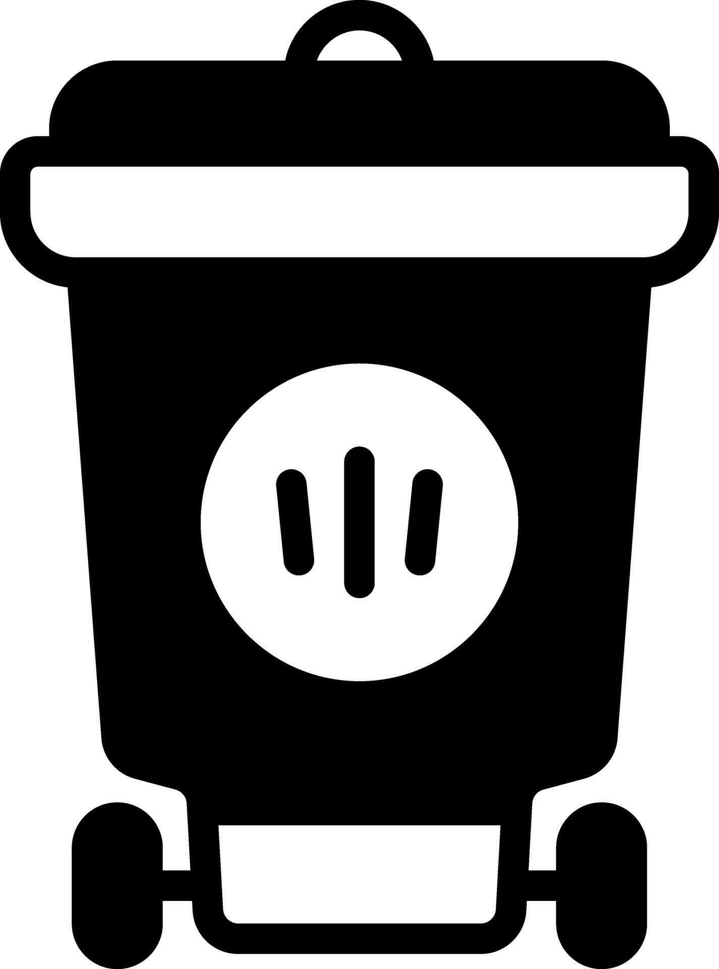 solid icon for trash 35167388 Vector Art at Vecteezy