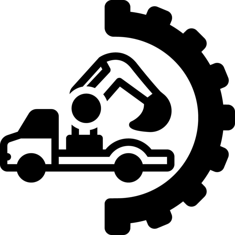 solid icon for equipment vector