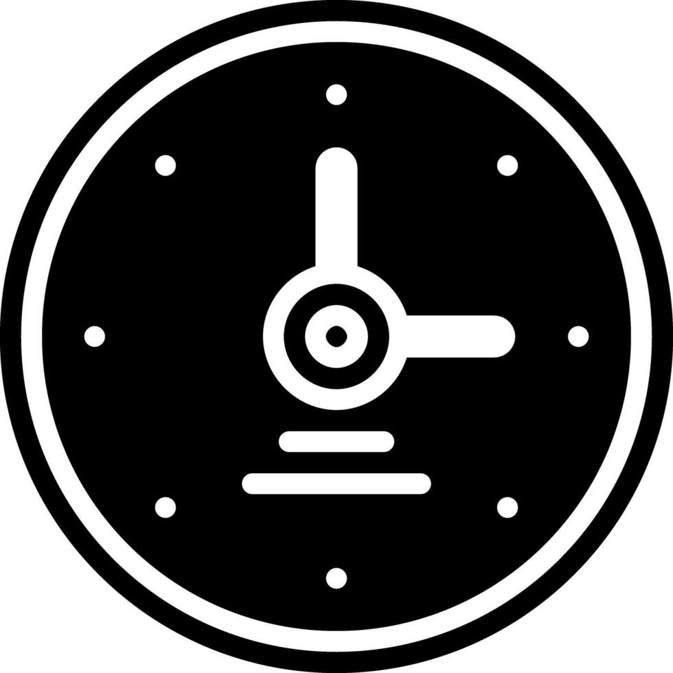 solid icon for timing vector