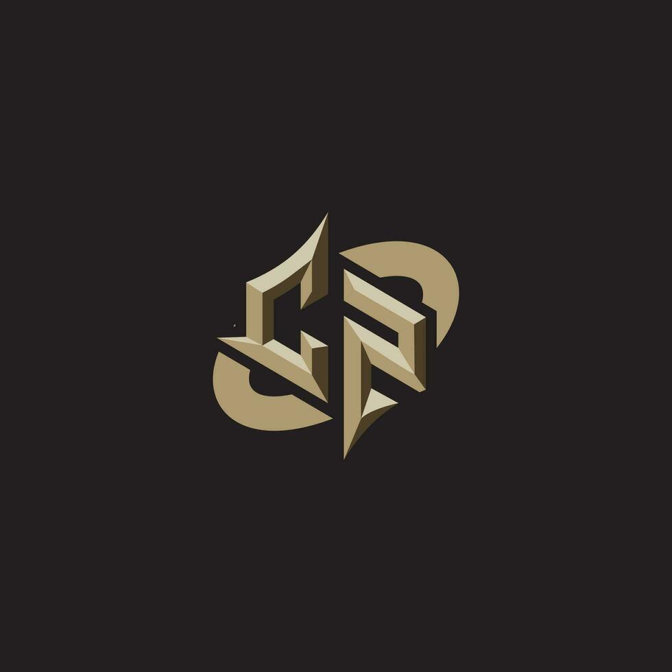 CZ initials concept logo professional design esport gaming vector